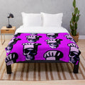 Skull Chef Plush Blanket for Kitchen Decor