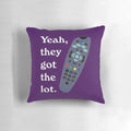 Decorative pillow featuring a reference to the Royle Family and character Twiggy from Sky Digital