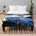 Skyline R34 GTR inspired plush blanket
