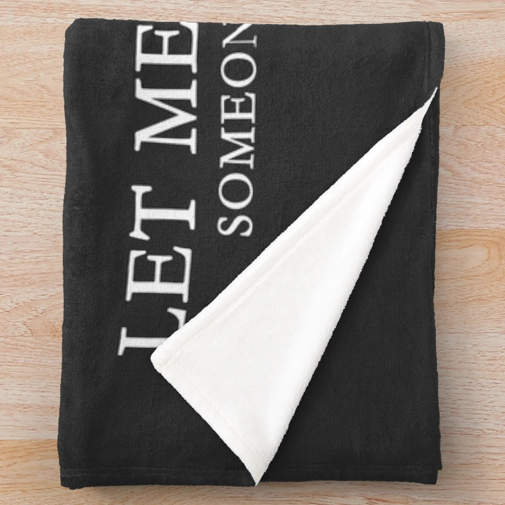 Skyrim-themed plush blanket with a "Someone Stole Your Sweetroll?" design