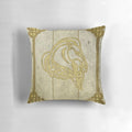 A decorative pillow featuring the iconic Whiterun banner from the video game Skyrim, perfect for fans of The Elder Scrolls series and fantasy gaming.