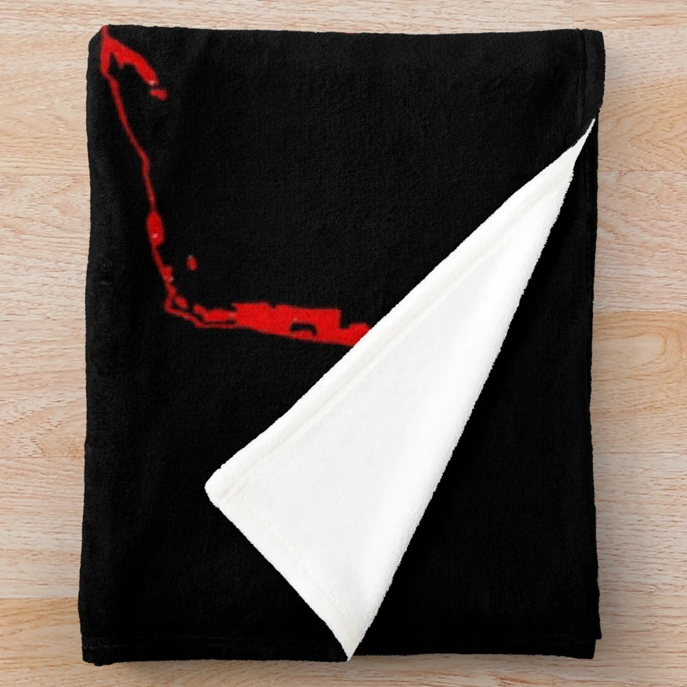 Slappy-inspired plush blanket with horror and Goosebumps design