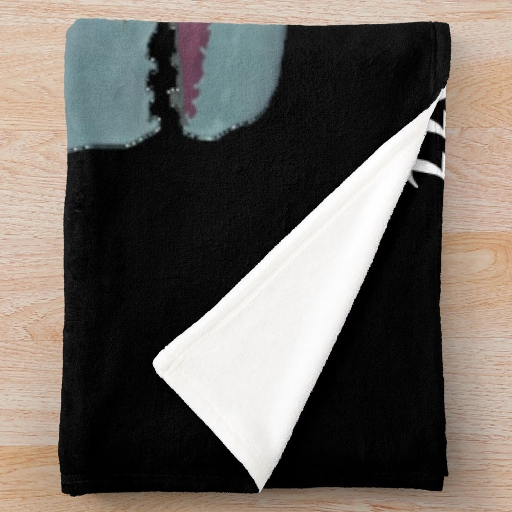 Slay the Spire inspired Neow plush blanket featuring the game's iconic whale character