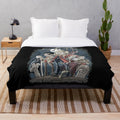 Slayer-Inspired Plush Blanket featuring Buffy the Vampire Slayer imagery