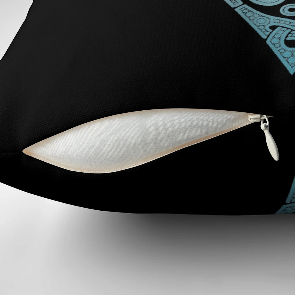 Decorative pillow featuring Sleipnir, the eight-legged horse of the Norse god Odin