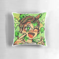 Slimecicle-themed decorative pillow with plush, high-quality fabric and design