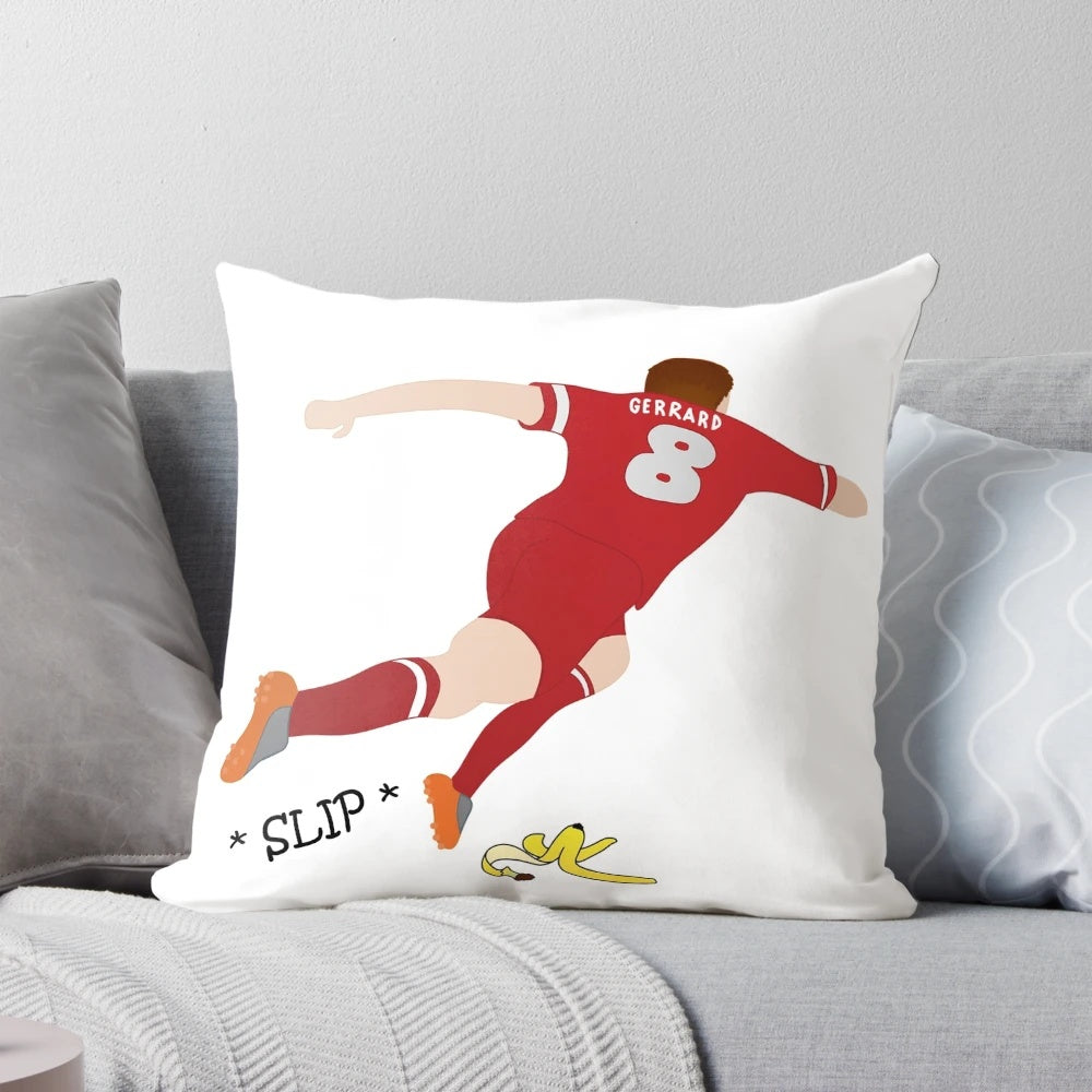 Gerrard Slip Pillow with Soccer-Inspired Design