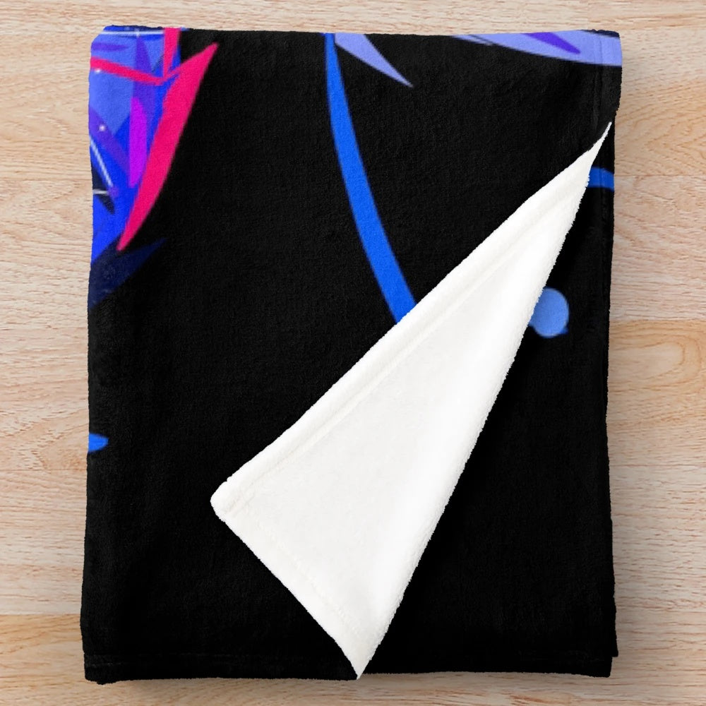 A cozy and cute slugcat plush blanket inspired by the video game Rain World