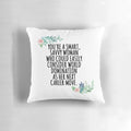 Smart, Savvy Woman Pillow with The West Wing-inspired design