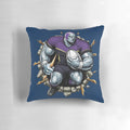 Melbourne Storm rugby league team smashing through a pillow, sports-themed home decor