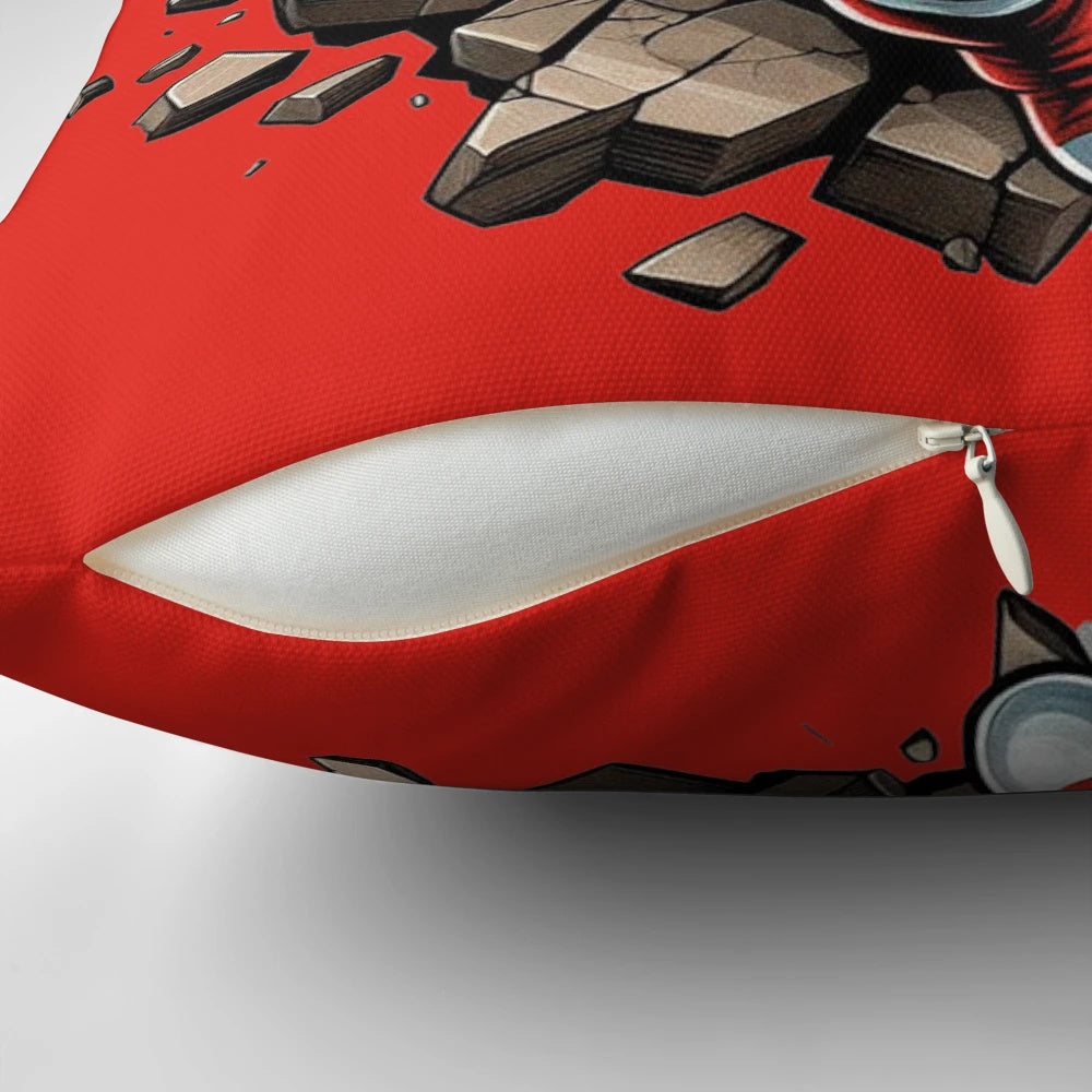 St George Illawarra Dragons Smashing Through Pillow
