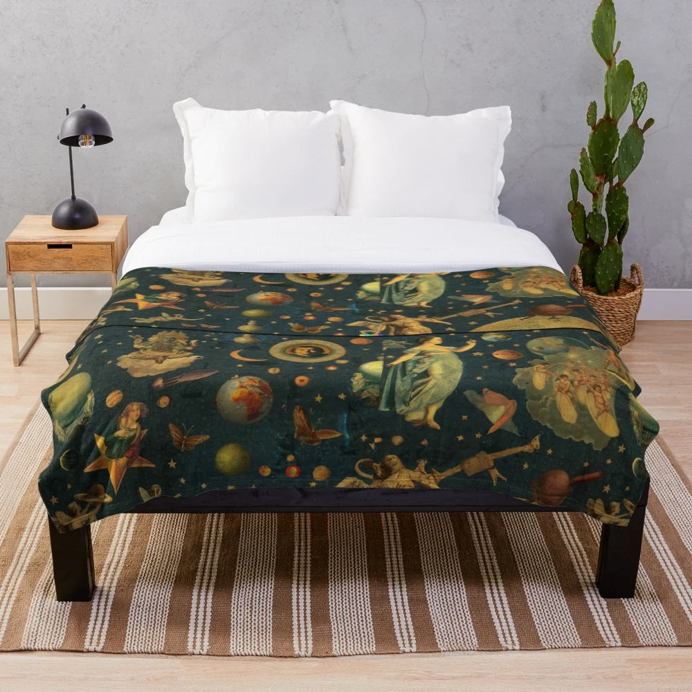 Smashing Pumpkins Mellon Collie and the Infinite Sadness Inspired Plush Blanket