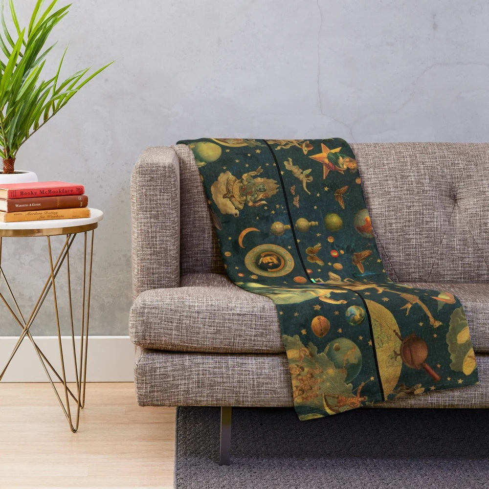 Smashing Pumpkins Mellon Collie and the Infinite Sadness Inspired Plush Blanket
