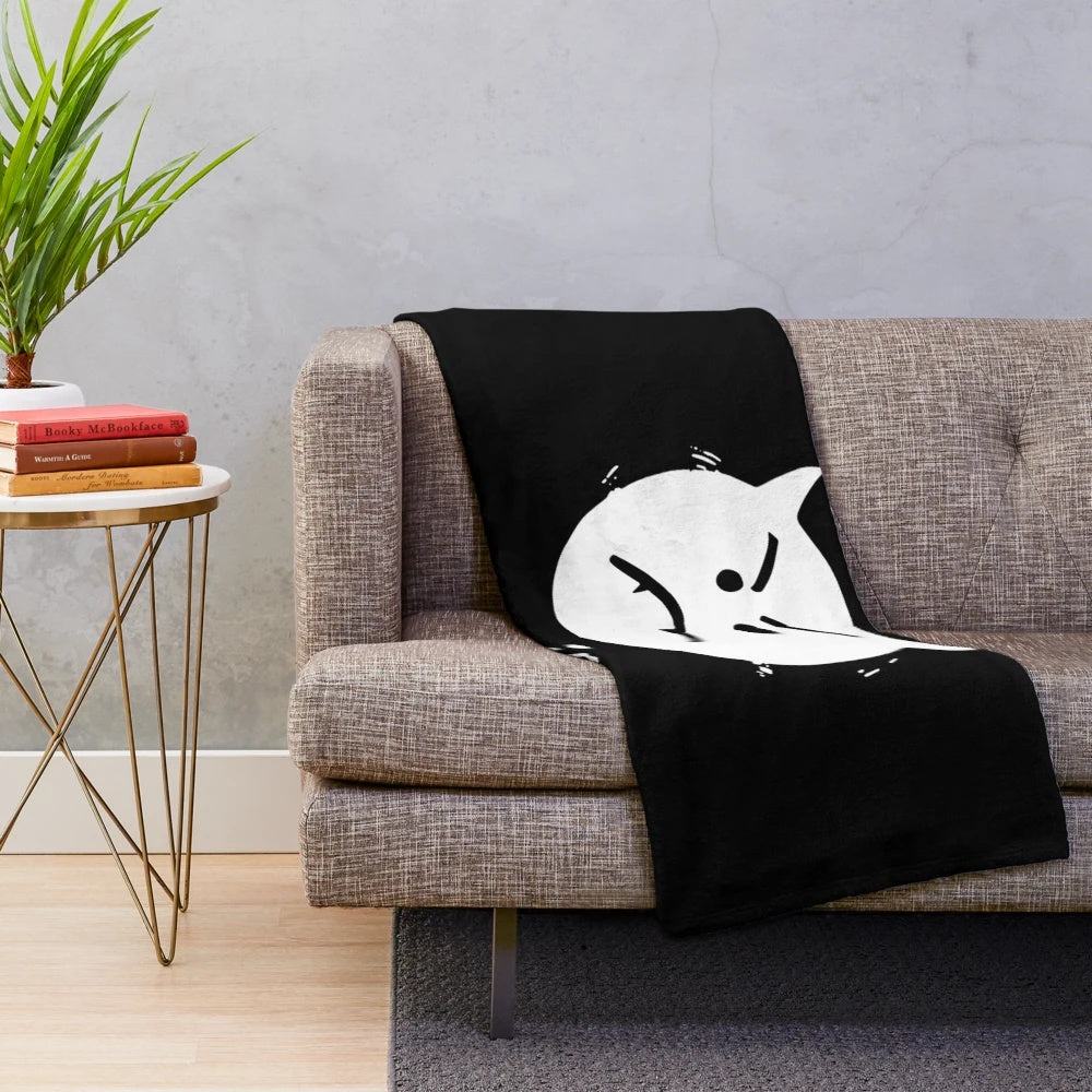 Smashing Pumpkins inspired plush blanket featuring a gothic 'The World is a Vampire' design