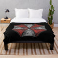 Smoke Umbrella Inspired Plush Blanket