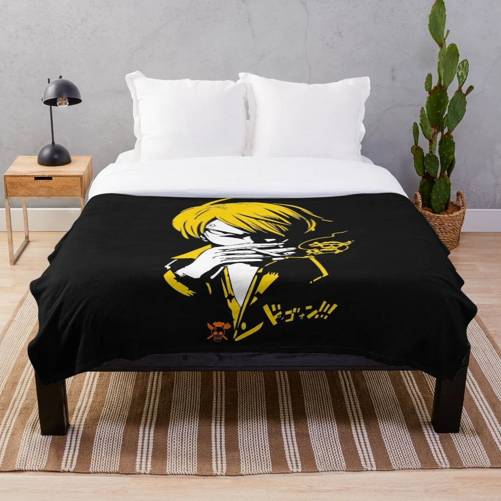 Smokey Sanji inspired plush blanket