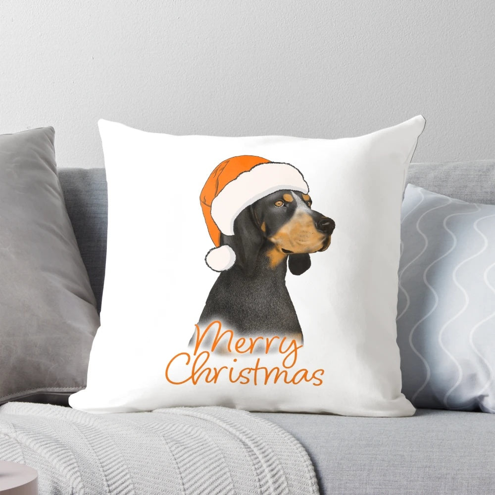 Cozy Santa Smokey the Bear Inspired Pillow for Tennessee Volunteers Fans and Christmas Celebrations