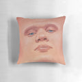 Customized pillow featuring the smug face of Erling Haaland, the star striker of Manchester City Football Club