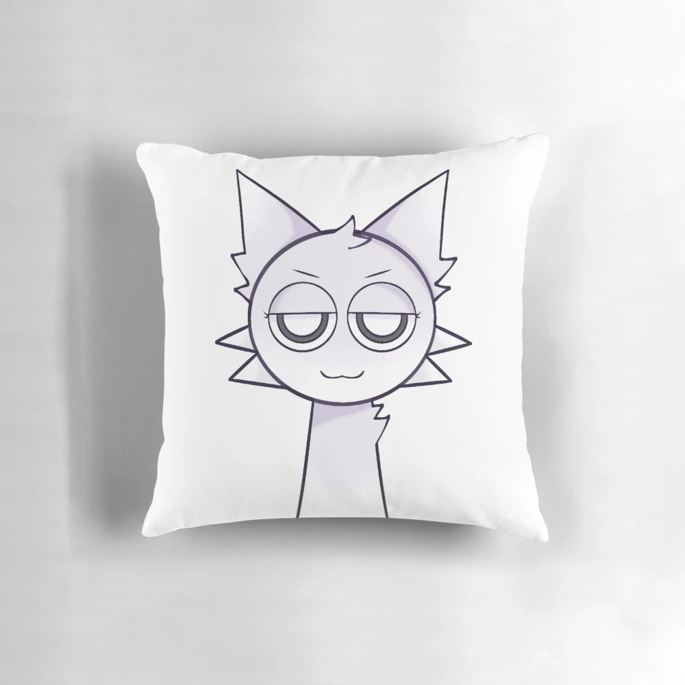 Smug Wenda Sprunki Incredibox Pillow - Soft, Plush Home Decor