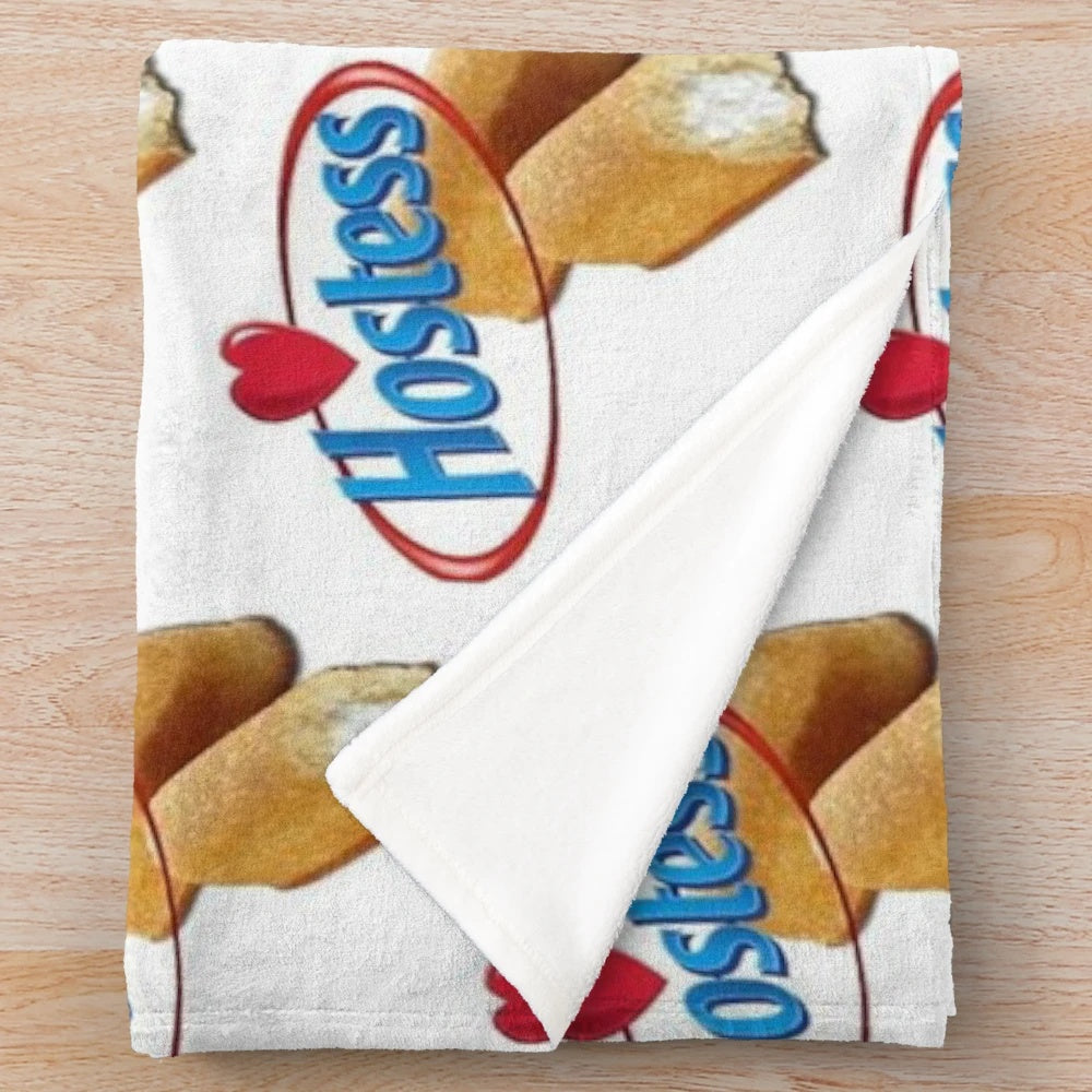 Twinkies-themed plush blanket