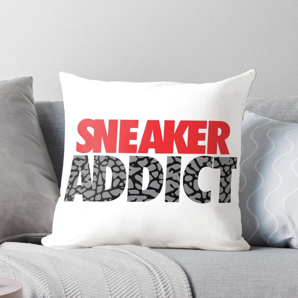 Sneaker Addict's Cement Pillow - A stylish and comfortable pillow for the dedicated sneaker enthusiast