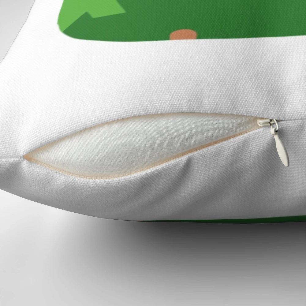 Sneaky Sasquatch Pillow - Plush pillow featuring a playful Sasquatch character