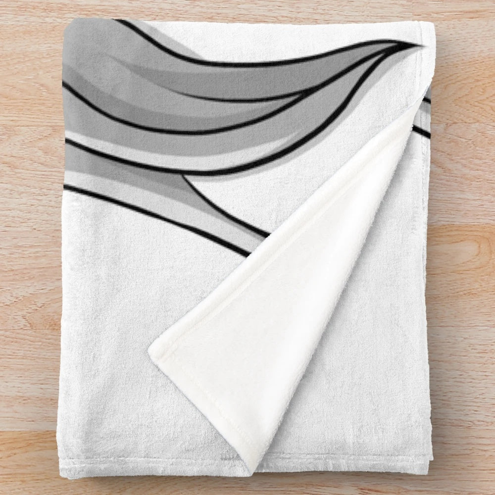 Snuffy inspired plush blanket with a soft, cozy anime-style design