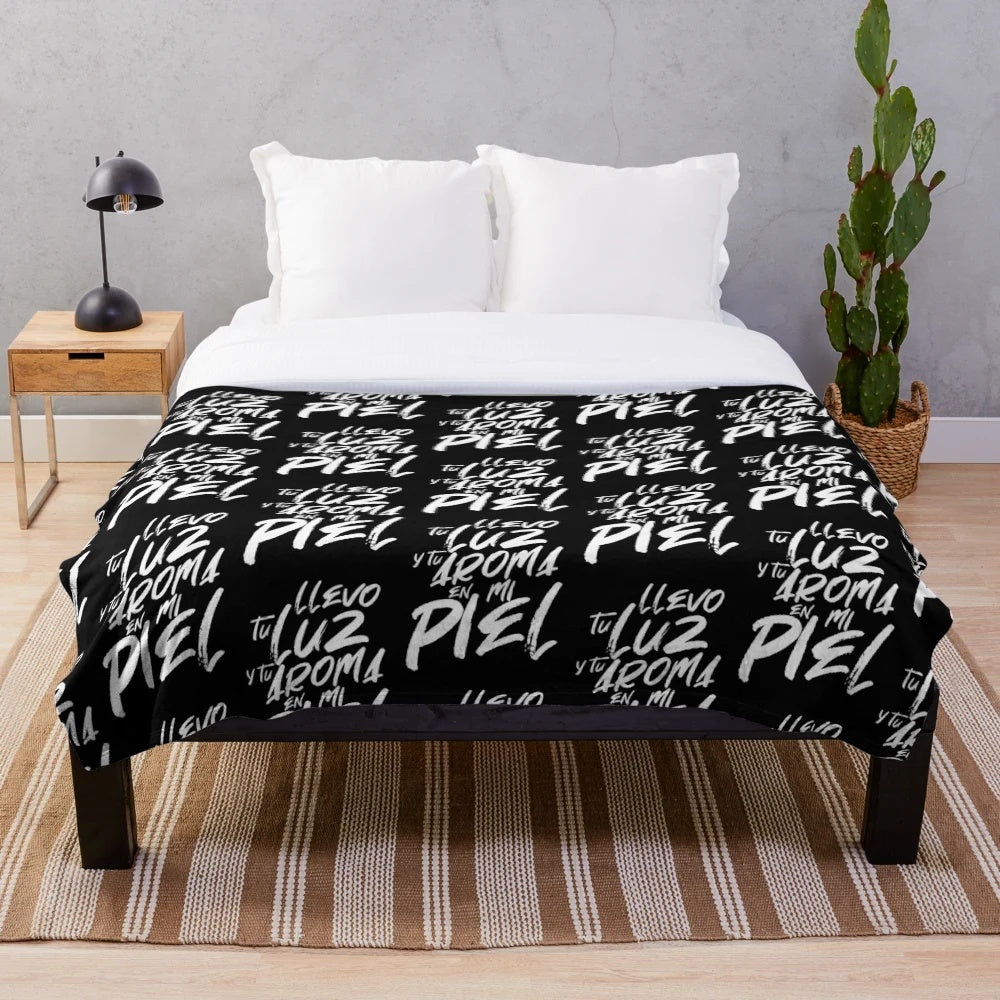 Soft and cozy plush blanket for relaxation and comfort