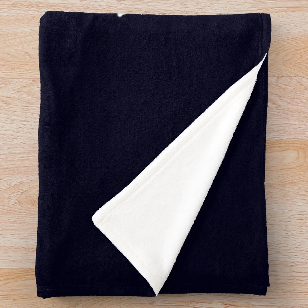 Astronaut-themed plush blanket with stars and galaxy design