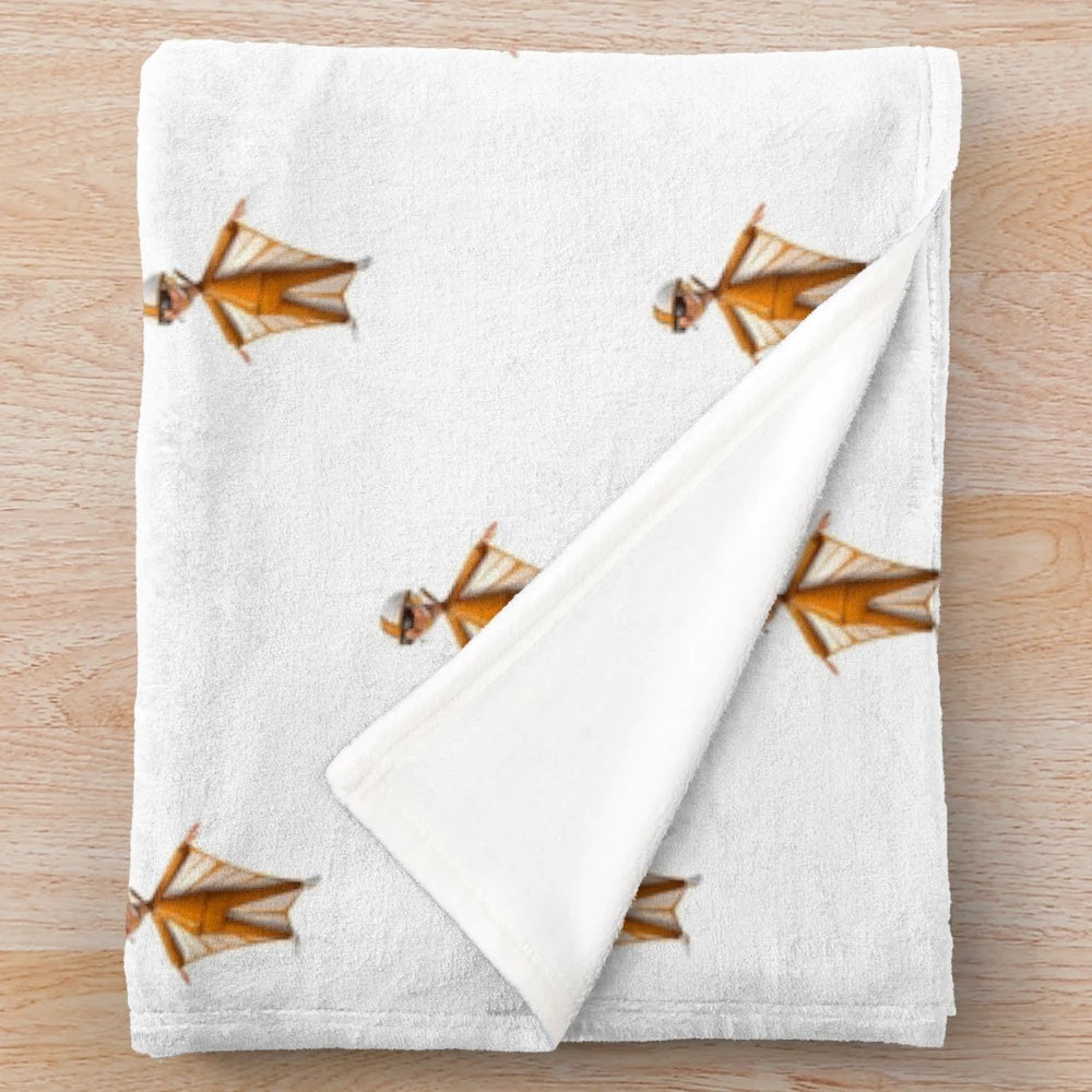Vector the Despicable Me character on a soft, cozy plush blanket