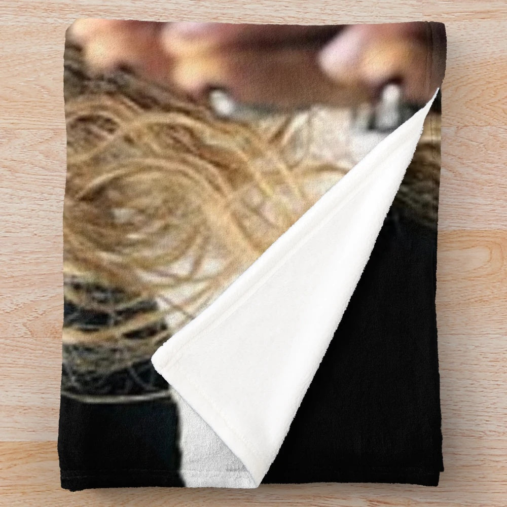 Jason Momoa inspired custom plush blanket