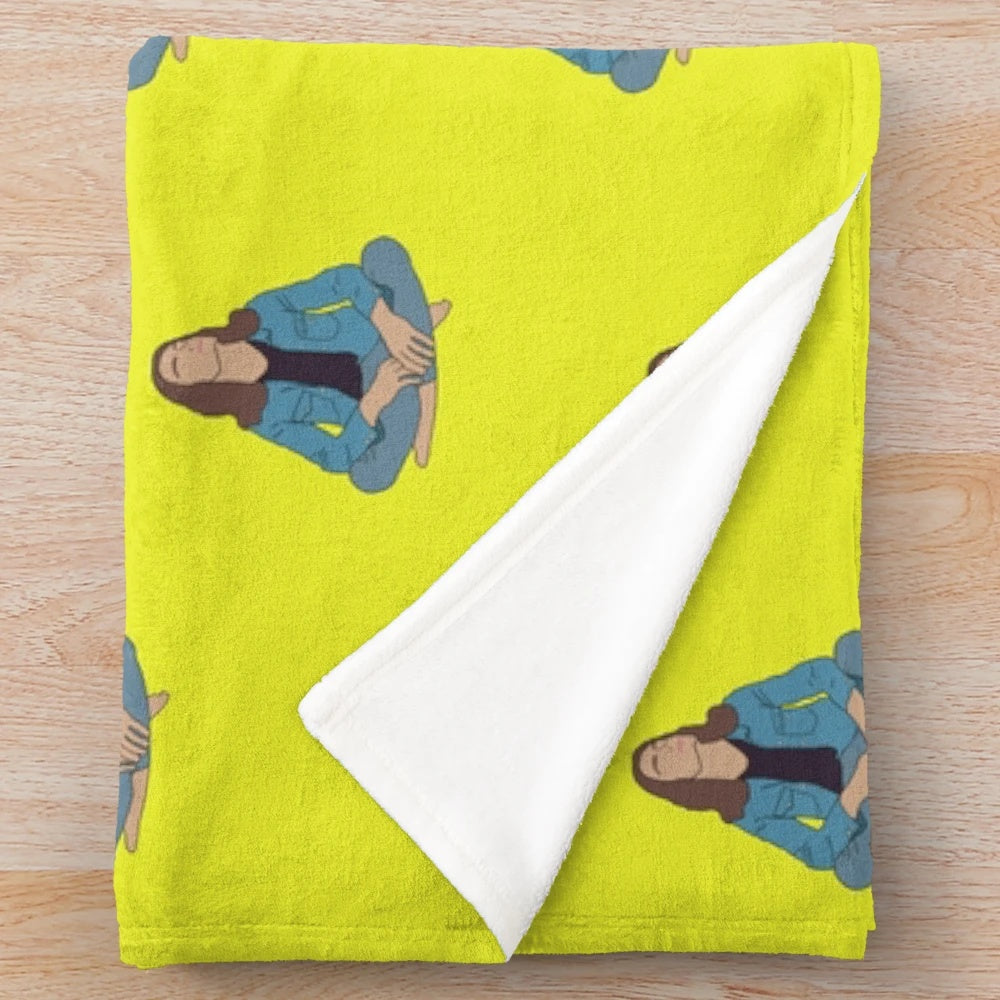 Soft and cozy plush blanket featuring Sam Kiszka of the band Greta Van Fleet