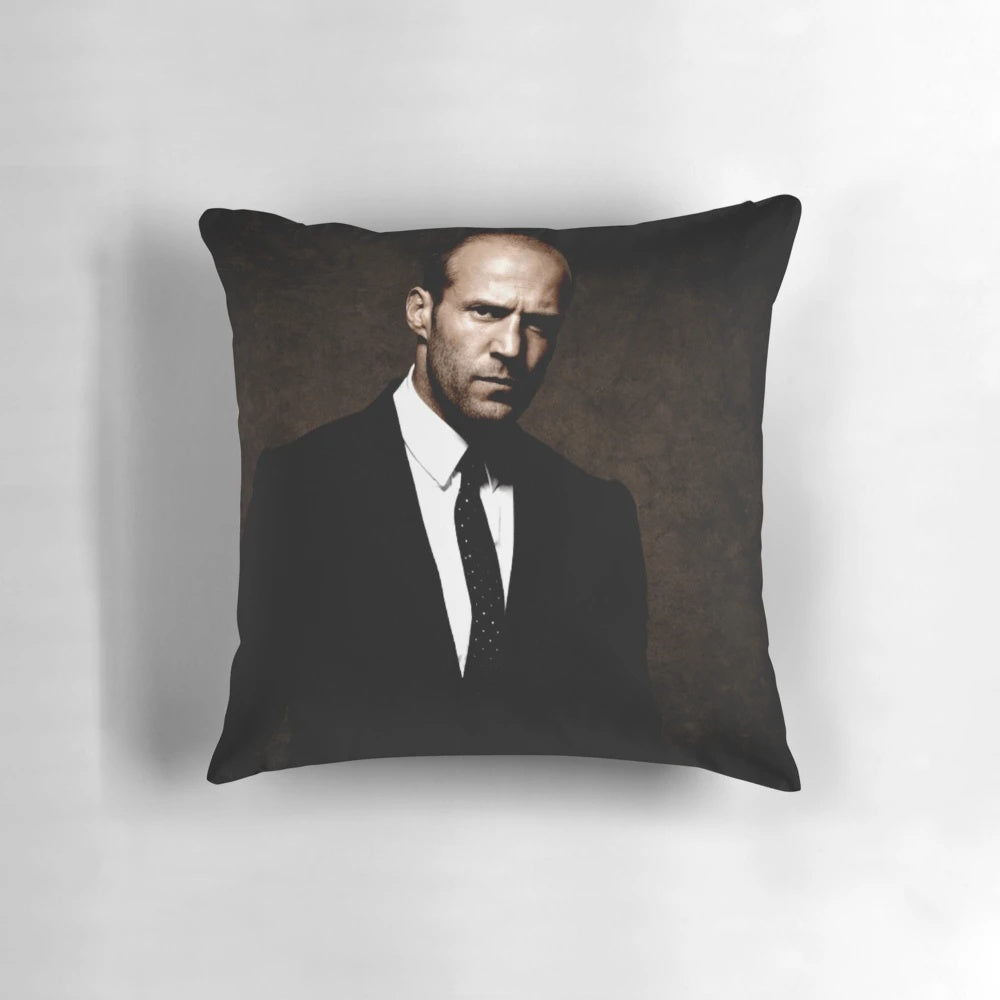 Jason Statham movie star pillow with high-quality print