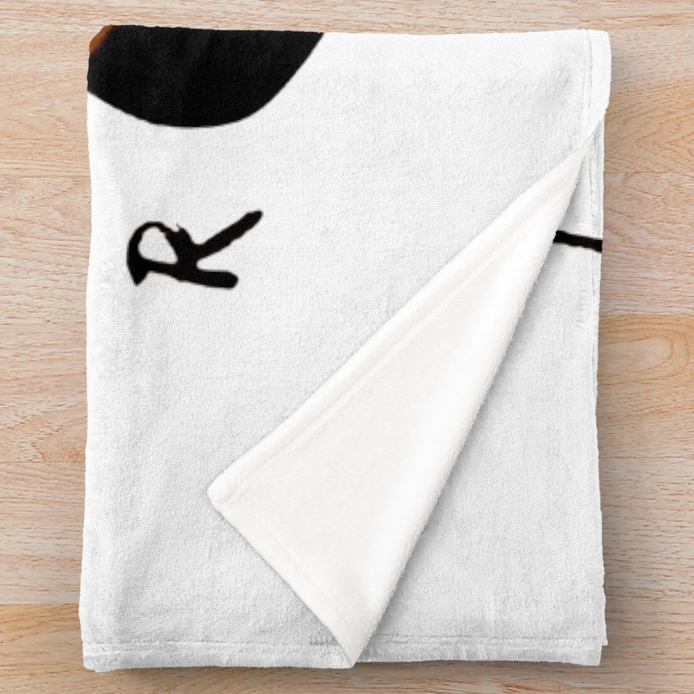 Kung Fu Panda Inspired Plush Blanket featuring Shifu and Oogway