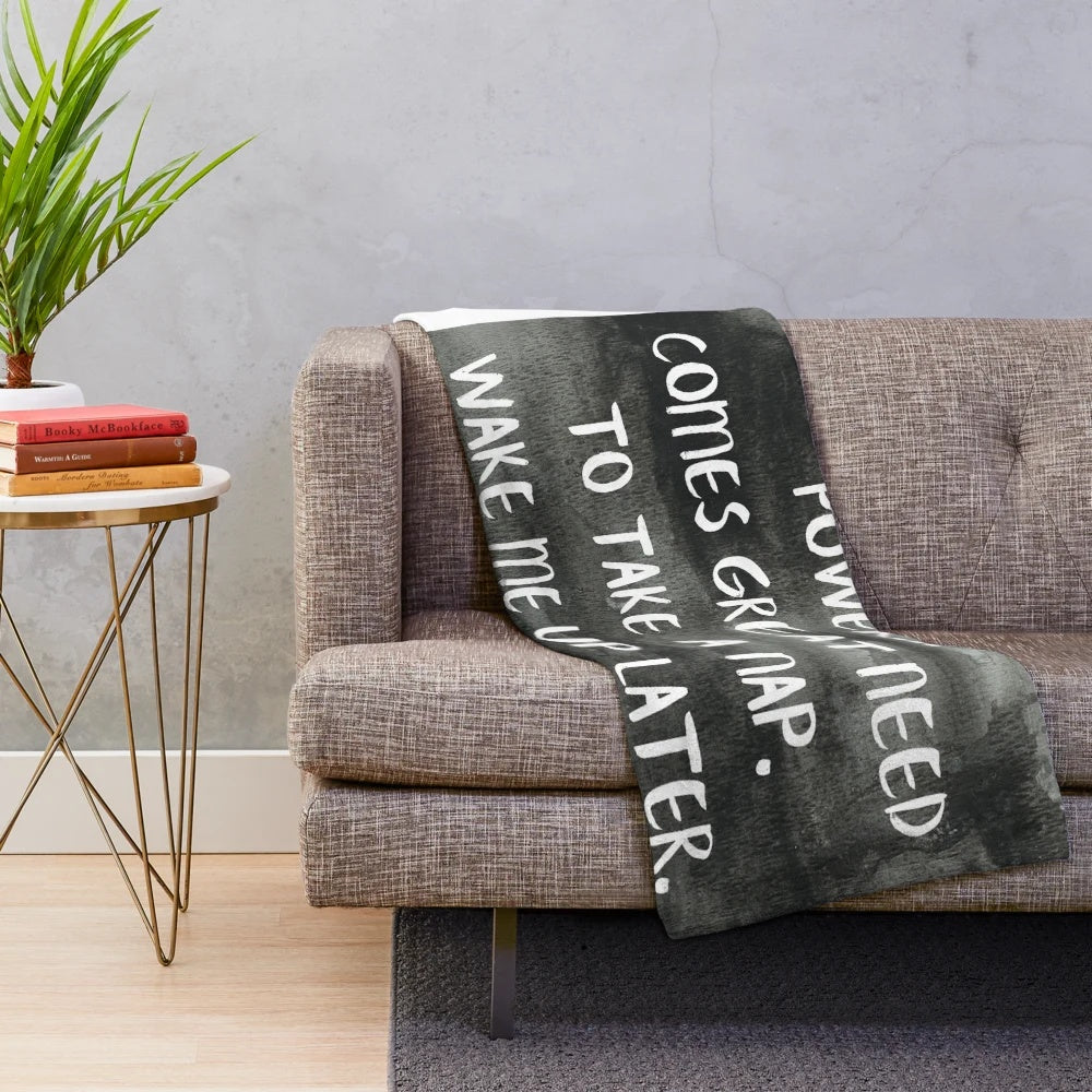 Plush blanket for book lovers and fantasy fiction fans