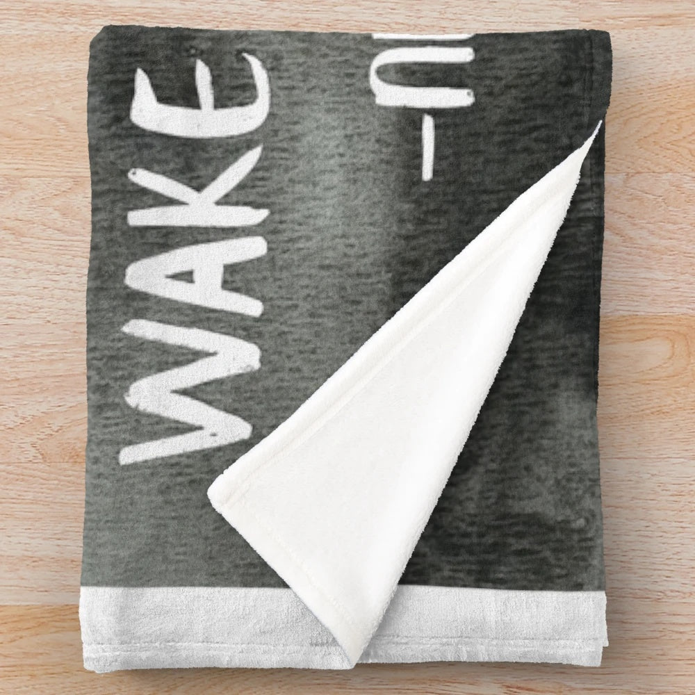 Plush blanket for book lovers and fantasy fiction fans