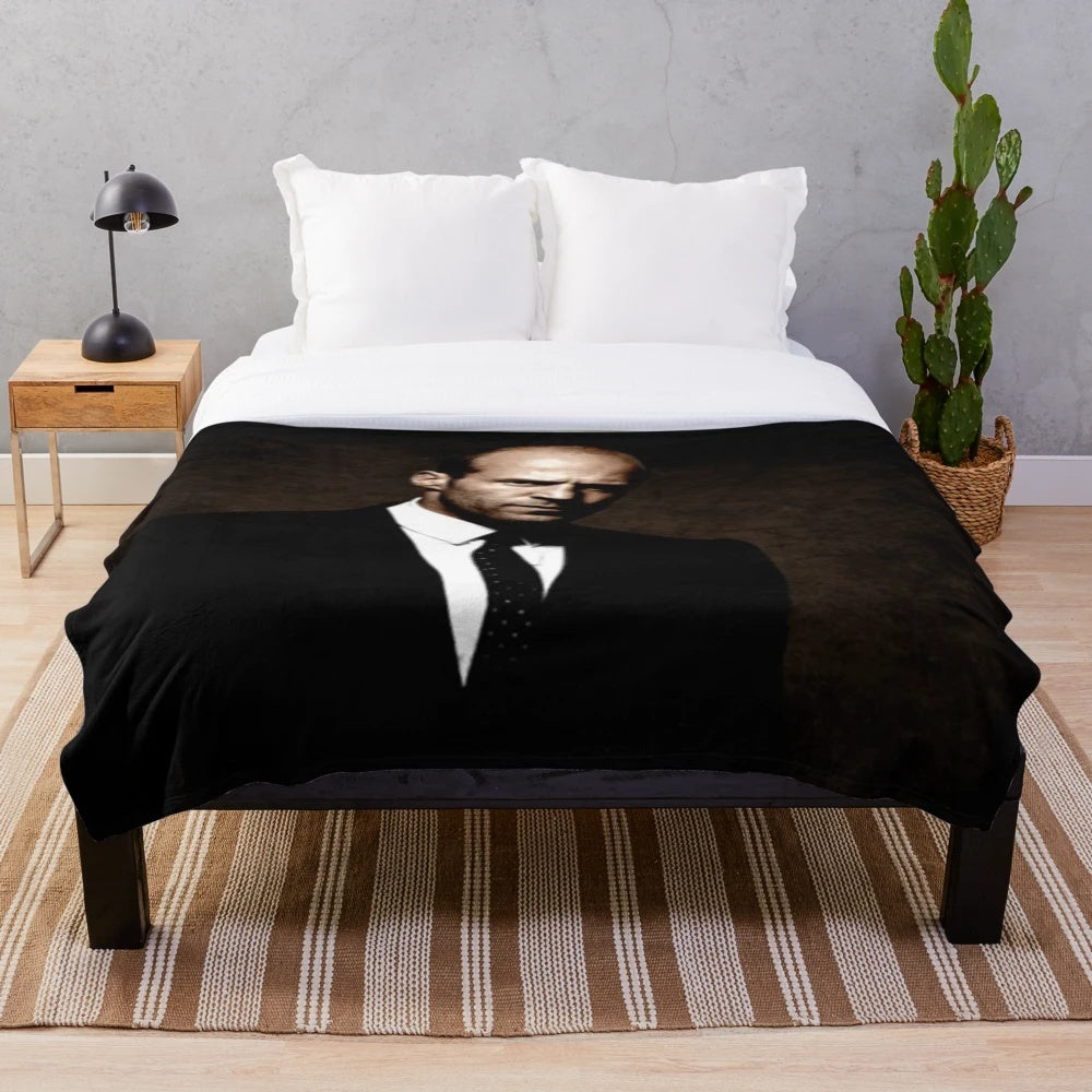 Jason Statham Plush Blanket
