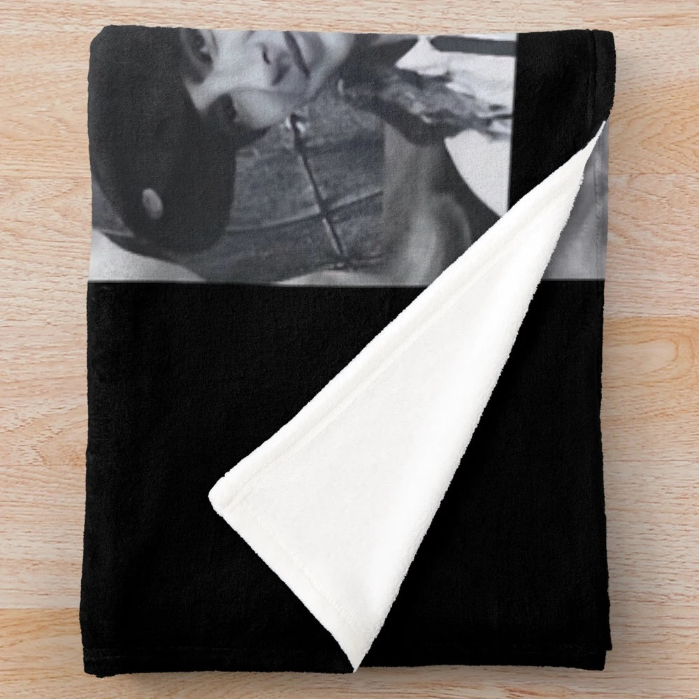 Tom Kaulitz-inspired plush blanket