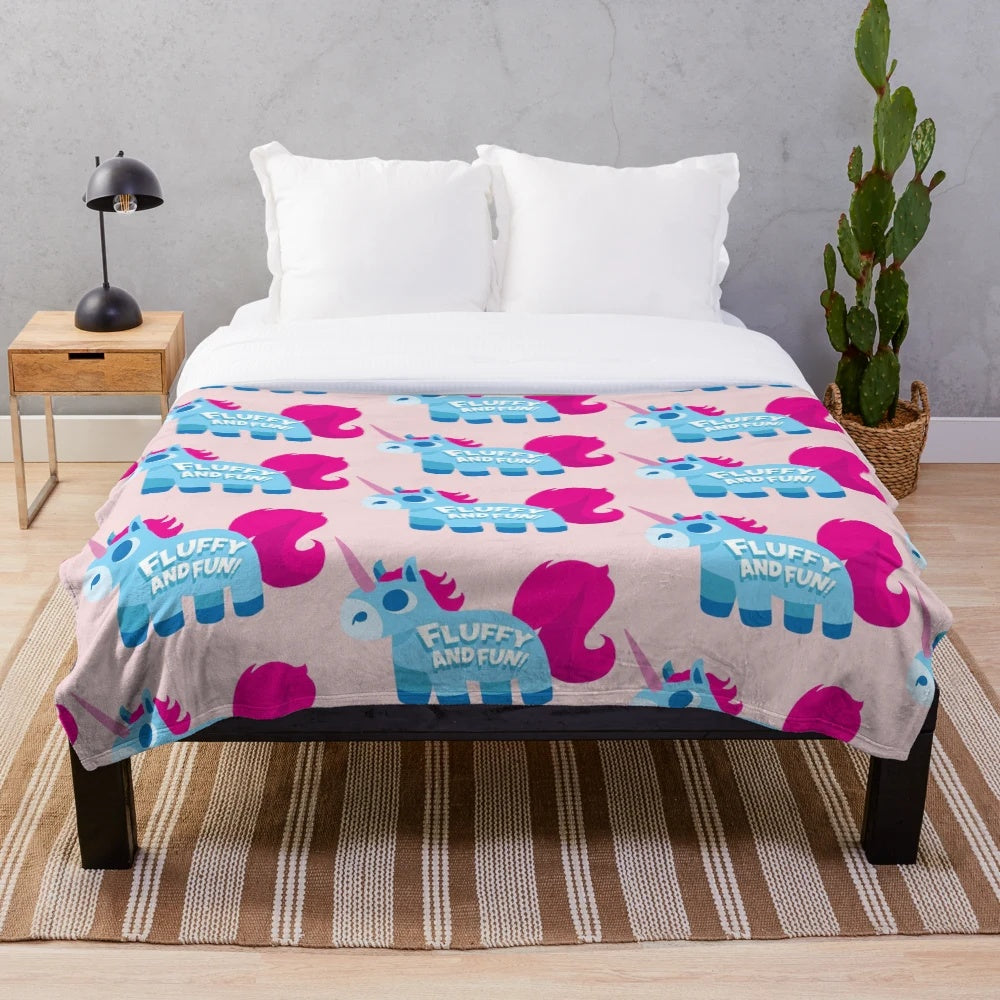 Soft and Cozy Unicorn Plush Blanket