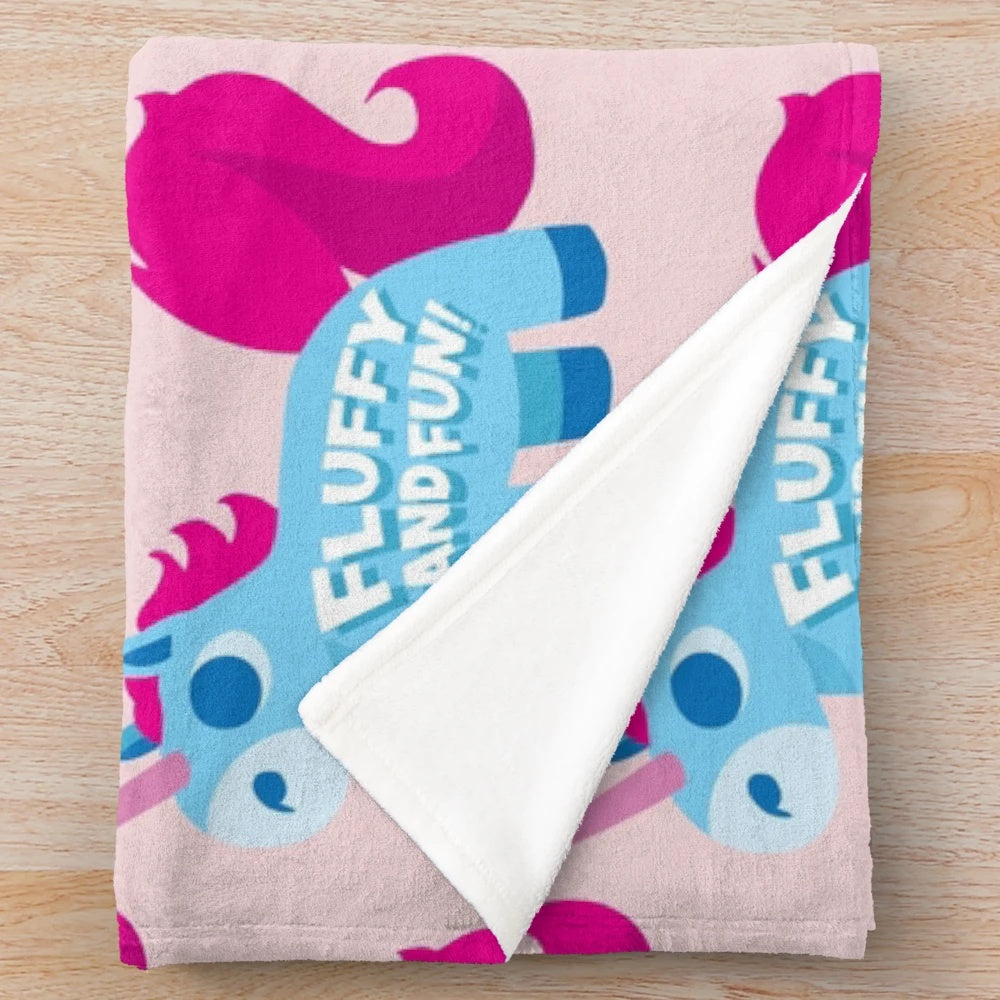 Soft and Cozy Unicorn Plush Blanket
