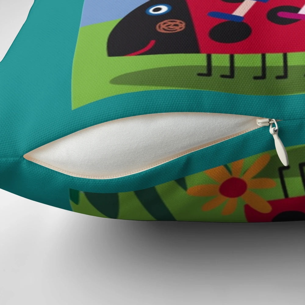 Ben and Holly's Little Kingdom Pillow featuring cute cartoon characters