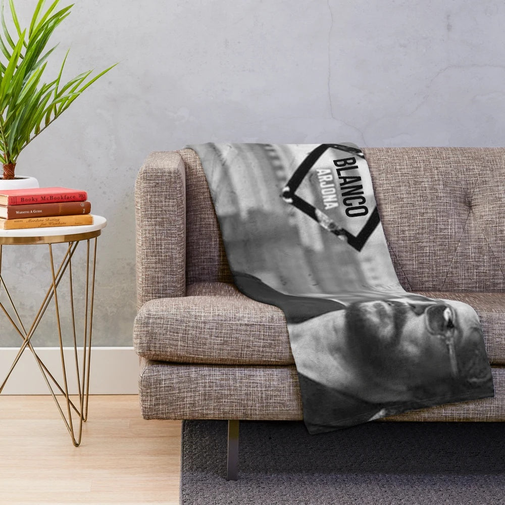 Arjona Blanco Plush Blanket for Ricardo Arjona Fans