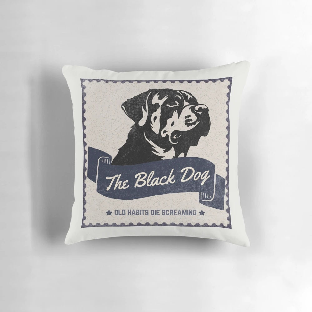 Black Dog Pillow featuring Taylor Swift's The Anthology