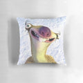 Soft and cuddly sid the sloth plush pillow for cozy home decor