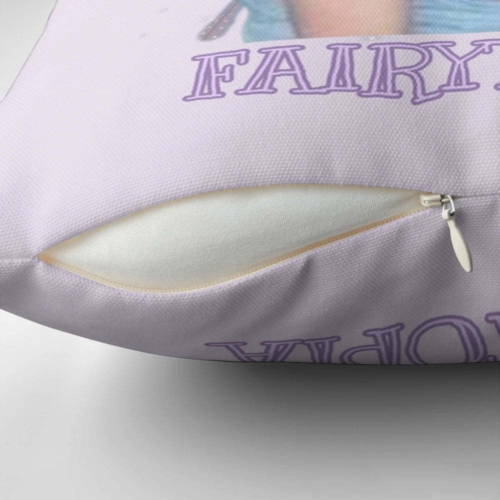 Soft, plush pillow featuring the beloved character Bibble from the movie Fairytopia, starring Michael Cera.