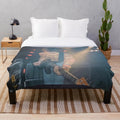 Soft and cozy plush blanket featuring the Robert Keating 2 indie band
