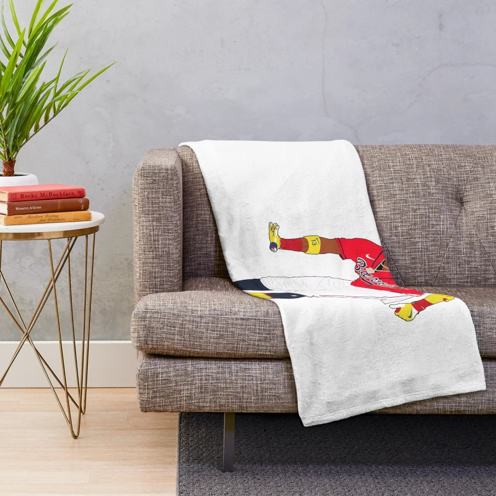 Ronald Acuna Jr. Plush Blanket for Atlanta Braves Fans