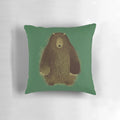 A large, fluffy brown bear plush toy that is perfect for hugging and snuggling.