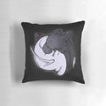 Toothless and Light Fury, the beloved Dragons from How to Train Your Dragon, hugging in a soft, plush pillow design.