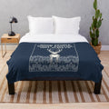 Plush blanket with wildlife photography design